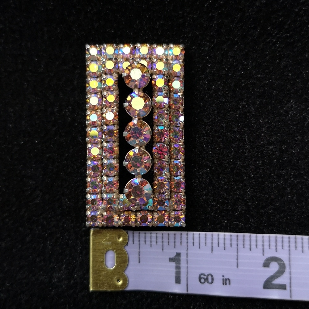 Vintage Estate Jewelry Juliana Attributed Aurora Borealis Brooch Stunning! - Picture 7 of 7